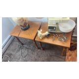 Pair of Wooden End Tables