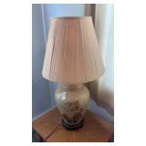 Painted Bird Table Lamp