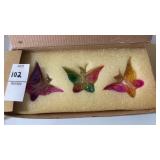 Glass Butterfly Suncatchers