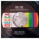 Nelson, Rick - For You - 45