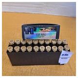Hornady black 338 ARC,175 gr HP box of 20