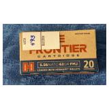 Hornady Frontier 5.56 NATO 62 gr. 20 cartridges