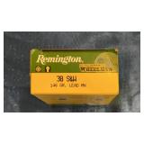 Remington 38 S&W 146 gr. LD RN 50 cartridges