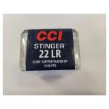 CCI Stinger 22LR 32 Gr.Coppeer plated HP 50