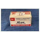 Winchester 40 S&W 165 gr. FMJ 100 cartridges