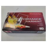 Hornady 222 rem. 50gr. V- Max 20 cartridges