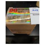 Hornady Critical Defense 44 Special 165 gr. 20