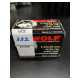Wolf 5.45x39mm box of 30