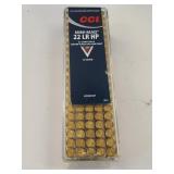 Cci mini mag 22 lr Hp copper plated hollow point
