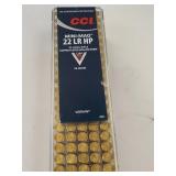 Cci mini mag 22 lr Hp copper plated hollow point