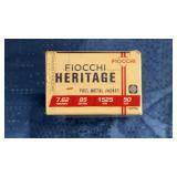 Fiocchi Heritage 7.62 85 gr 50 cartridges