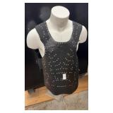 Replica studded leather armor or a brigandine,