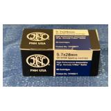 FNH 5.7x28mm 50 cartridges