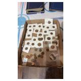 Tray Lot of Assorted Wheat Pennies
