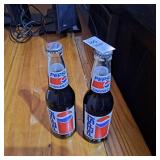 Vintage Pepsi longneck collectible bottles