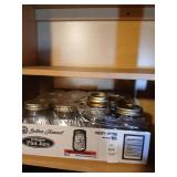 Pint case of mason jars