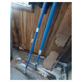 Marshalltown concrete rake and 36" steel trowel