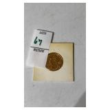 Gold Plated Washington Quarter West Virginia