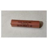 Roll of Unsearched Wheat Pennies