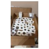 Tray Lot of Assorted Wheat Pennies