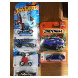 4 Hot Wheels & 1 Matchbox