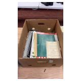 Box of Assorted Calendars and advertising