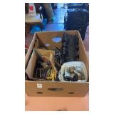 Box Lot of Hardware and Tools