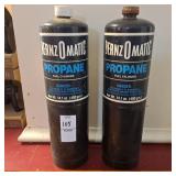 Bernz O matic propane fuel cylinder