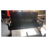 Solid Wood Porch Bench