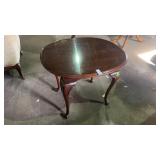 Wooden Oval End Table