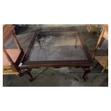 Wooden Glass Coffee Table