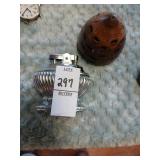 Vintage lighter, unique wood piece