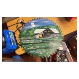 Mail Pouch Tobacco Barn Painted Saw Blade