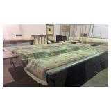 Multi Color Floral Area Rug 12x9 Ft