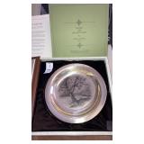 Solid sterling silver plate Along the