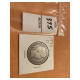 1893 O US barber half dollar