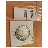 1897 US barber half dollar