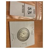 1892 US barber quarter