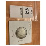 1895 US barber quarter