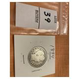 1894 US barber quarter