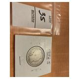 1892S US barber quarter