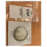 1914 S US barber half dollar