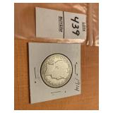 1914 US barber half dollar