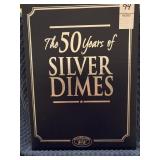 Collection of silver dimes