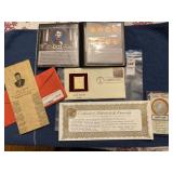 2009 Lincoln penny collection, 22KT gold