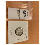 1909 O US barber dime