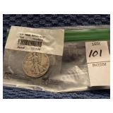 1944 walking liberty silver half dollar