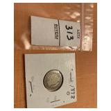 1898 O US barber dime