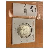 1907 US barber half dollar