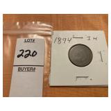 1894 Indian head penny